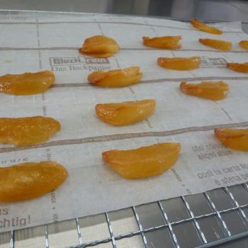 ワッフルの製造の様子