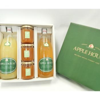 りんごジュース、りんごジャムのギフトセット