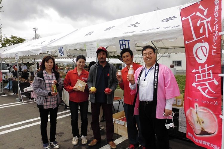 弘大藤崎農場でのチュウリップフェスティバルに参加