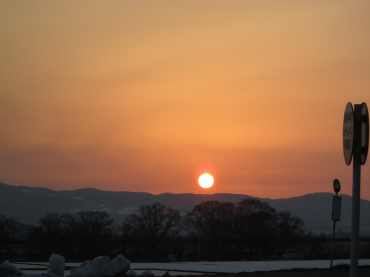 素晴らしい朝日
