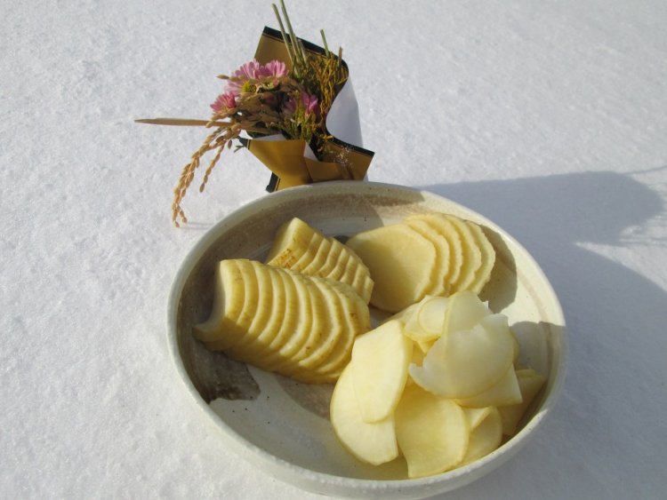 食べごろになった玄米漬け