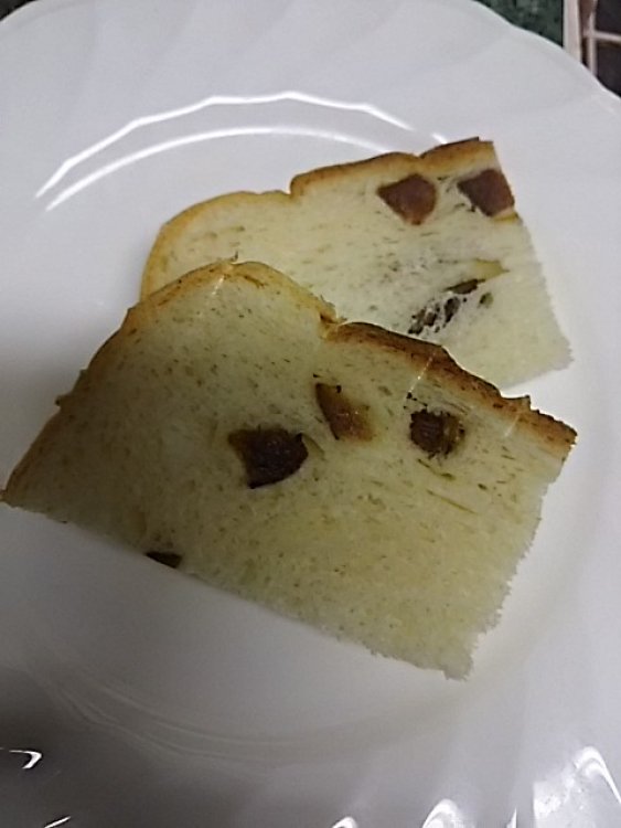 干し柿入り食パン(^^)v